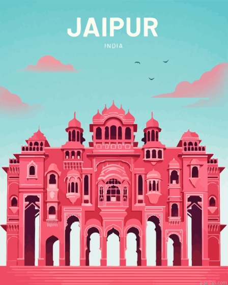 Jaipur India Poster Paint By Numbers.png