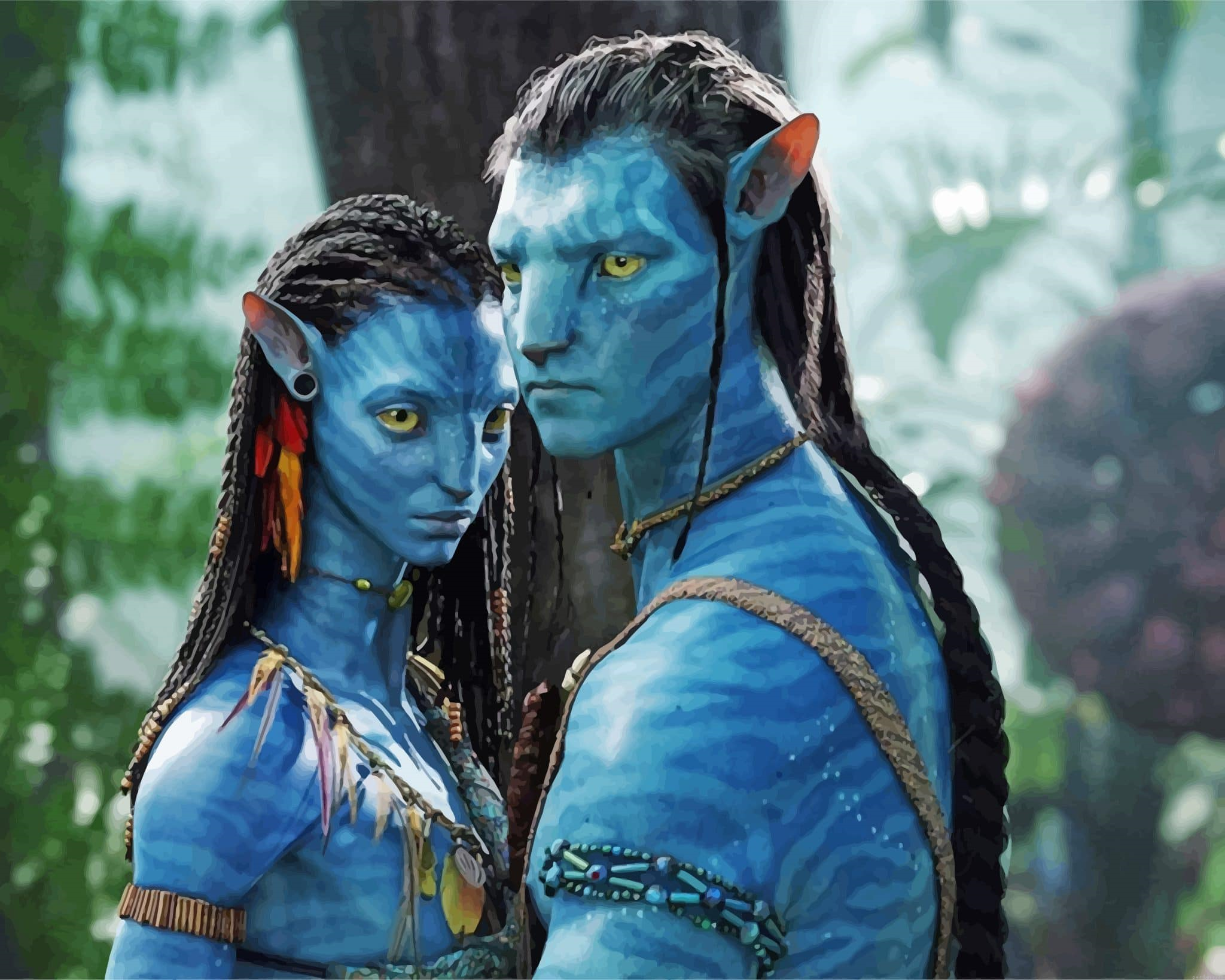 Jake Sully And Neytiri Avatar New Paint By Numbers.png
