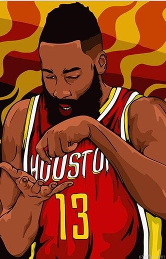 James Harden Paint By Numbers.png