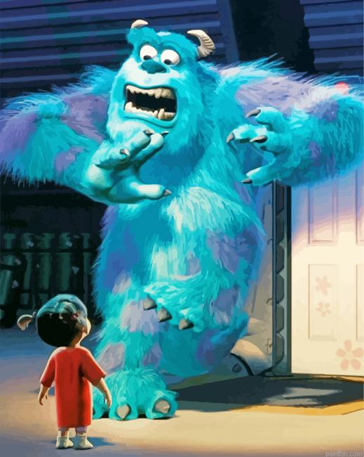 James P Sullivan Monster Inc Paint By Number.png