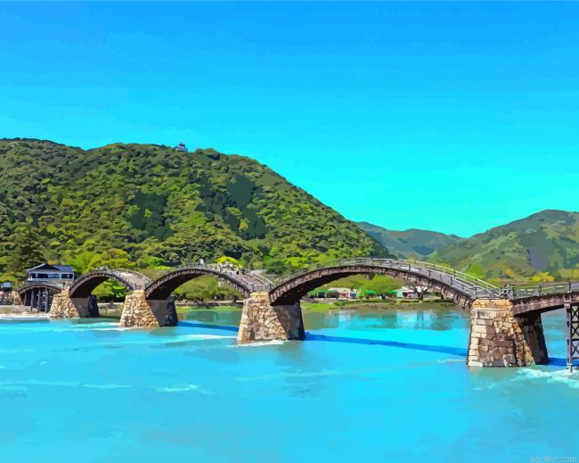 Japan Kintai Bridge Paint By Numbers.png