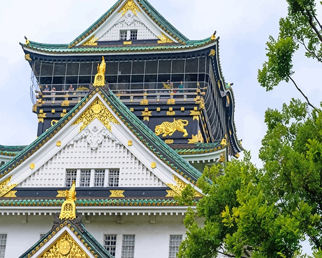 Japan Osaka Castle New Paint By Numbers.png