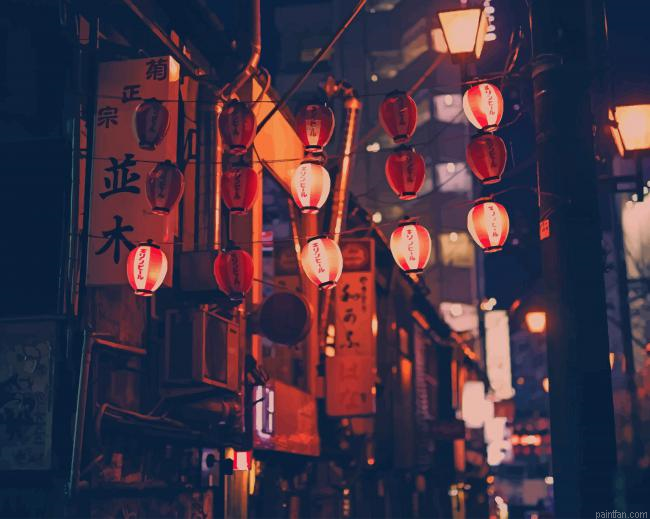Japan Streets Paint By Number.png