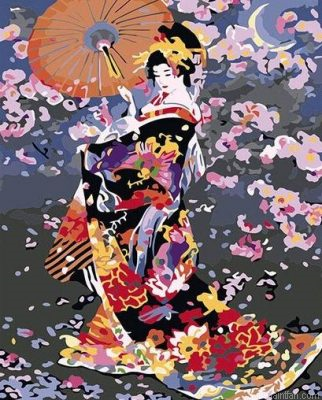 Japanese Women Paint By Numbers.png