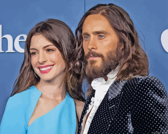 Jared Leto With Anne Hathaway Paint By Numbers.png