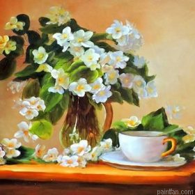 Jasmine Flowers Paint By Numbers.png