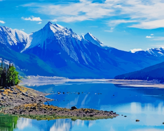 Jasper Canada Mountain Paint By Numbers.png