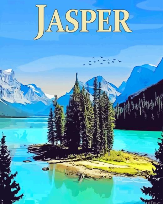 Jasper National Park Paint By Numbers.png