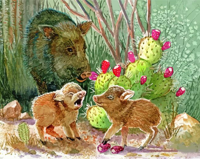 Javelina Paint By Numbers.png