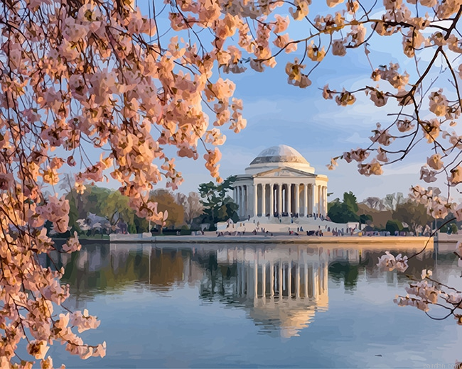 Jefferson Memorial Washington New Paint By Numbers.png