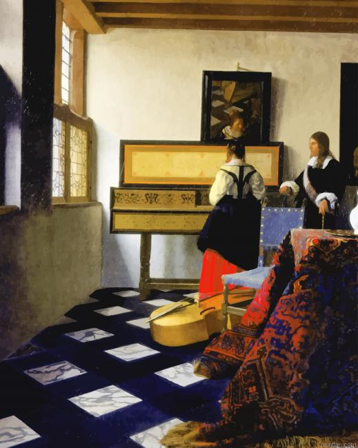 Johannes Vermeer The Music Lesson Paint By Number.png