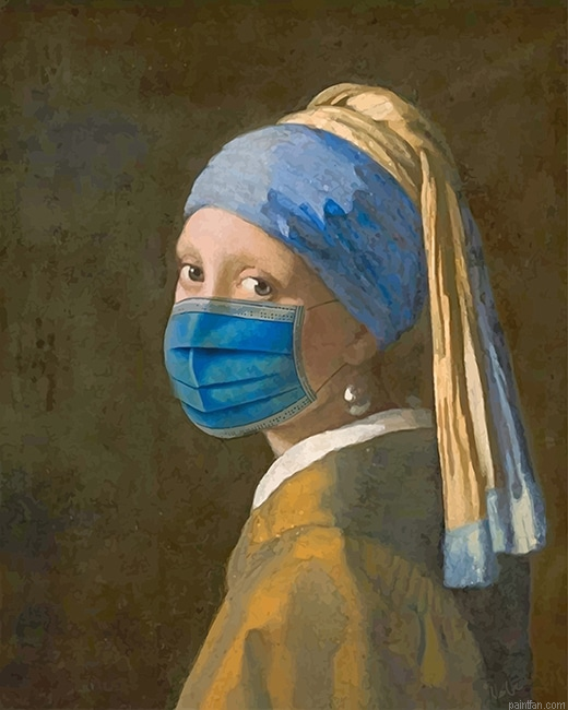 Johannes Vermeer Wearing A Mask New Paint By Numbers.png