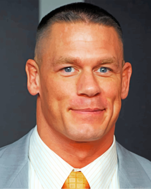 John Cena Portrait Paint By Numbers.png