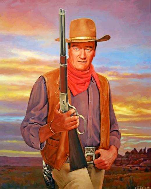 John Wayne Cowboy Paint By Number.png