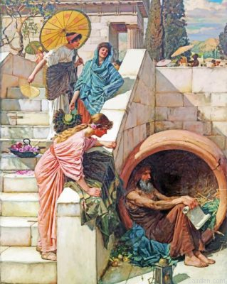 John William Waterhouse Diogene Paint By Number.png