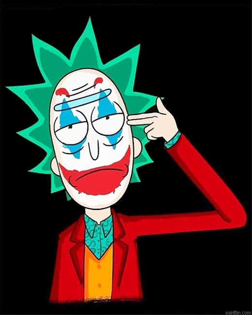 Joker Rick Sanchez New Paint By Numbers.png