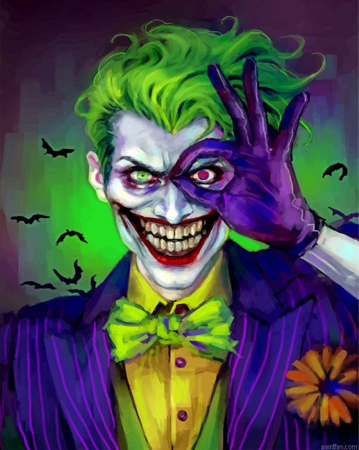 Joker Super Villain Paint By Number.png