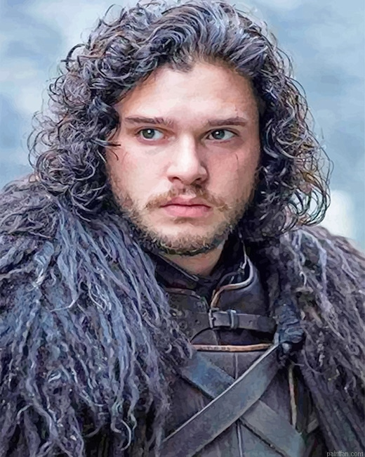 Jon Snow Game Of Thrones New Paint By Numbers.png