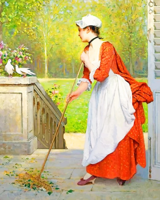 Joseph Caraud Cleaning Woman New Paint By Numbers.png