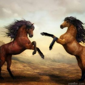 Jumping Horse Paint By Numbers.png