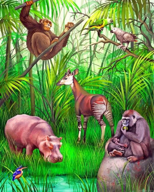 Jungle Animals Paint By Number.png