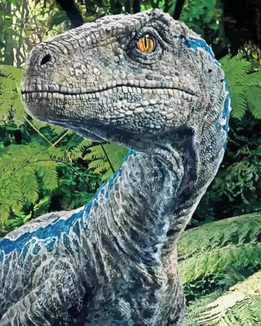 Jurassic Park Blue Paint By Numbers.png