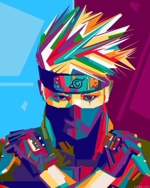 Kakashi Hatake New Paint By Numbers.png