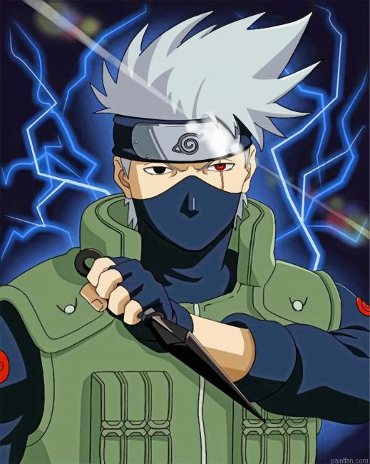 Kakashi Hatake Naruto Paint By Number.png