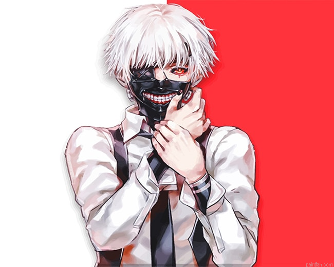 Kaneki Ken Tokyo Ghoul New Paint By Numbers.png
