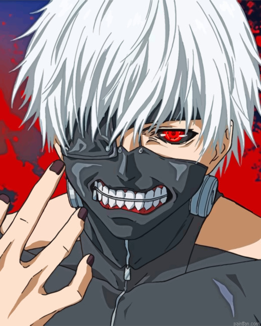 Kaneki Tokyo Ghoul Paint By Numbers.png