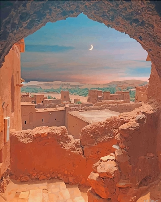 Kasbah Ait Ben Haddou Morocco New Paint By Numbers.png