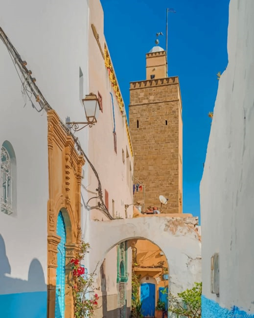Kasbah Of The Udayas Rabat Morocco New Paint By Numbers.png