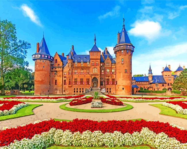 Kasteel De Haar Utrecht Paint By Number.png