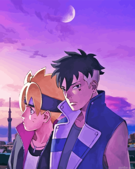 Kawaki With Naruto Paint By Numbers.png
