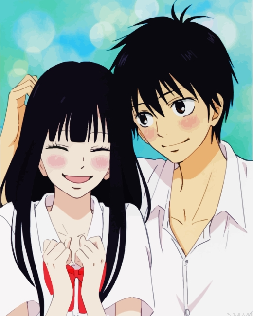Kazehaya And Sawako Paint By Number.png