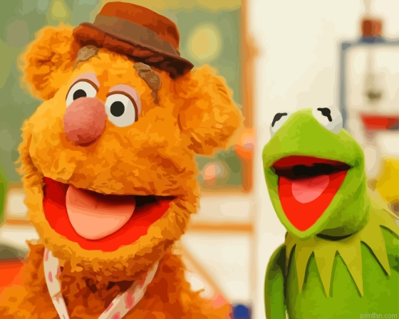 Kermit And Fozzie Paint By Numbers.png
