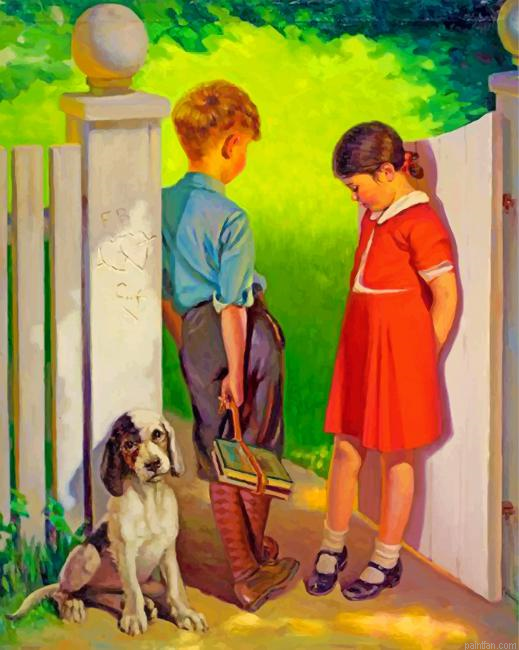 Kids In Love Paint By Number.png