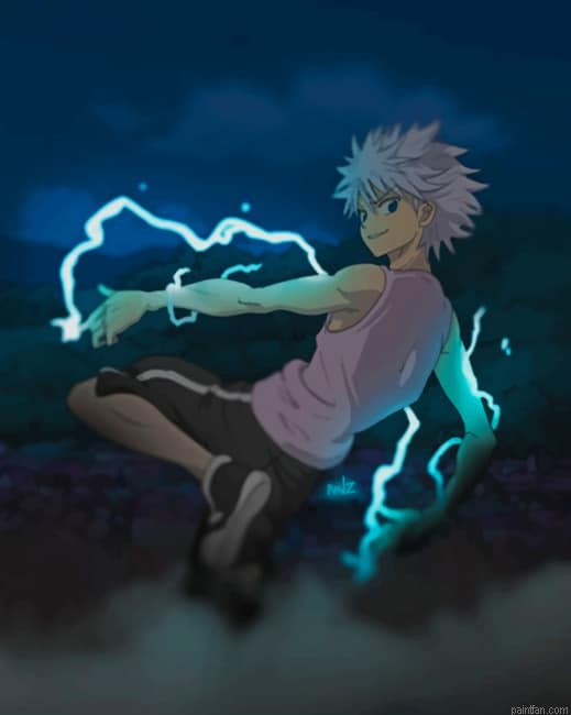 Killua X Hunter Anime New Paint By Numbers.png