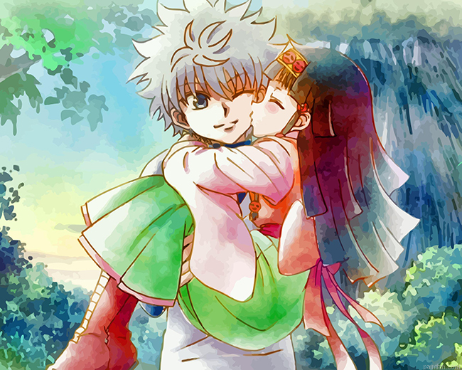 Killua Zoldyck And Alluka Zoldyck Paint By Number.png