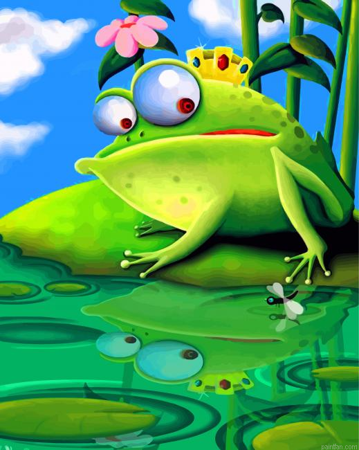King Frog Paint By Number.png