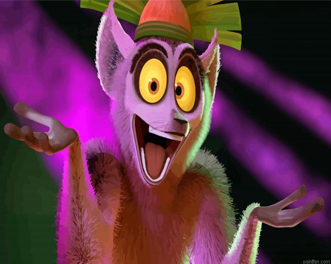 King Julien Paint By Numbers.png