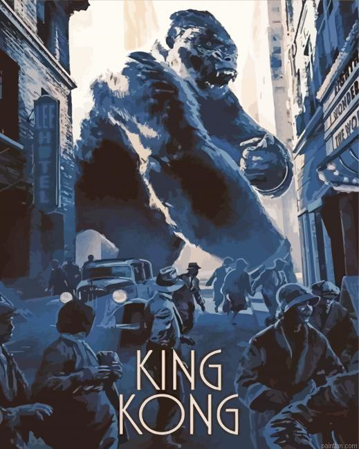 King Kong 1933 Movie Paint By Numbers.png