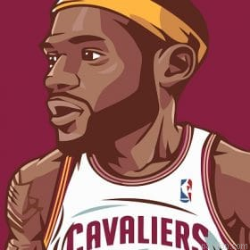 King Lebron James Paint By Numbers.png