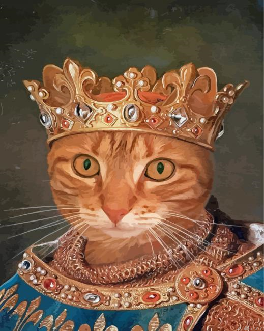 King Meow Paint By Numbers.png