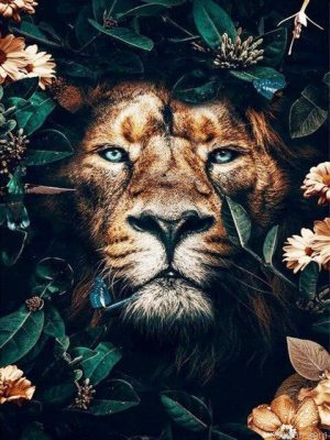 King Of Jungle Paint By Numbers.png