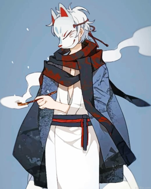Kitsune Mask Animes Paint By Numbers.png