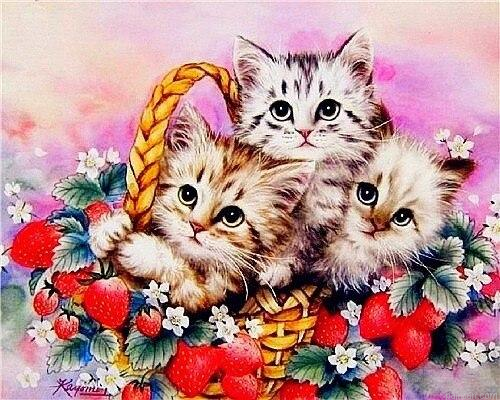 Kittens In Basket Paint By Numbers.png