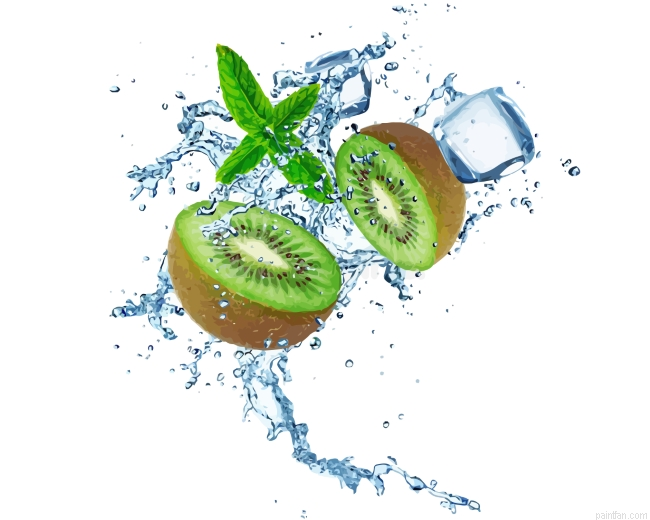 Kiwi Water Splash Paint By Number.png