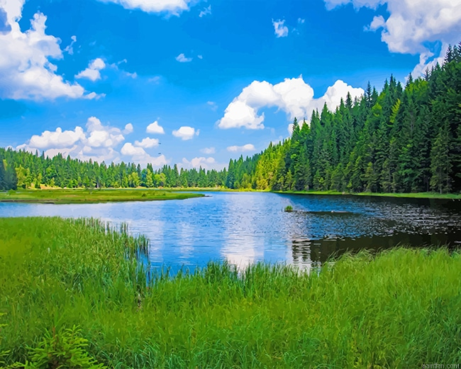Kleiner Arbersee Lake New Paint By Numbers.png
