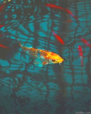 Koi Yellow Fish New Paint By Numbers.png